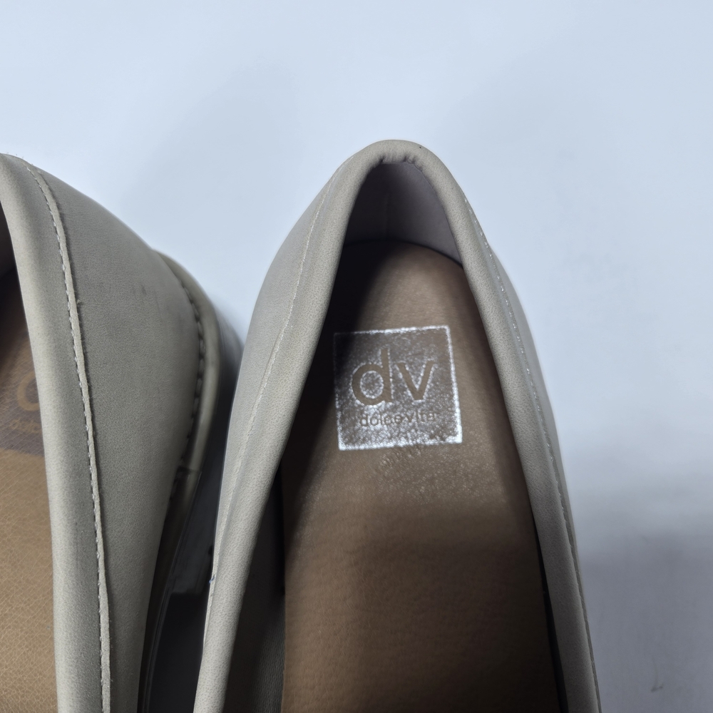 Dolce Vita Claudia Chunky Beige Horsebit Penny Loafers w/ Silver Accent Size 10 - Picture 9 of 14